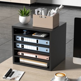 VEVOR Οργανωτής Εγγράφων, 5 Θέσεων, Ρυθμιζόμενα Ράφια, Μαύρο MZWJZ... VEVOR Οργανωτής Εγγράφων, 5 Θέσεων, Ρυθμιζόμενα Ράφια, Μαύρο MZWJZ...