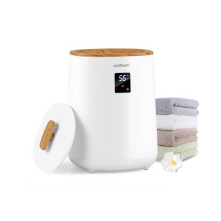 Costway Λευκή Θερμάστρα Πετσετών Μπάνιου 18L με LED Οθόνη ES10553DE-WH