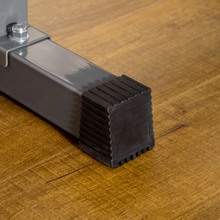 HOMCOM Πτυσσόμενο Πάγκος 8 Επιπέδων με Βάση Μπάρας, Ατσάλι & PU, 14...