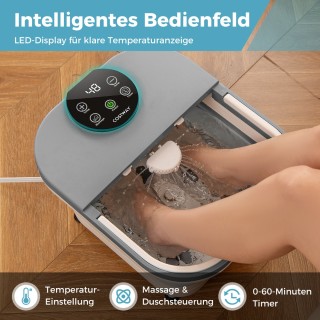 Costway  Πολυτελής Συσκευή Μασάζ Ποδιών με Θερμαινόμενη Λειτουργία ...