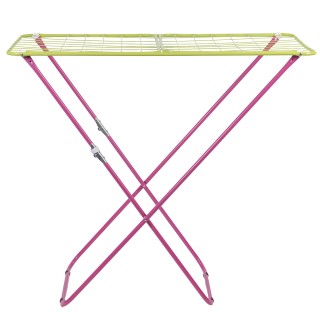 Galileo Αναδιπλούμενη μεταλλική απλώστρα σε πράσινο και φούξια, απλ...