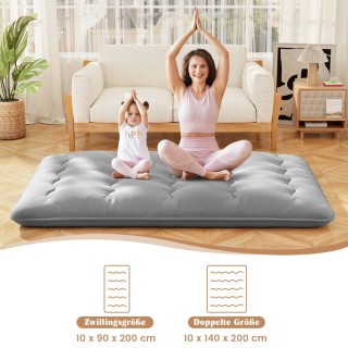 Costway Ιαπωνικό Στρώμα Φουτόν με Πλενόμενο Κάλυμμα & Τσάντα Μεταφο... Costway Ιαπωνικό Στρώμα Φουτόν με Πλενόμενο Κάλυμμα & Τσάντα Μεταφο...