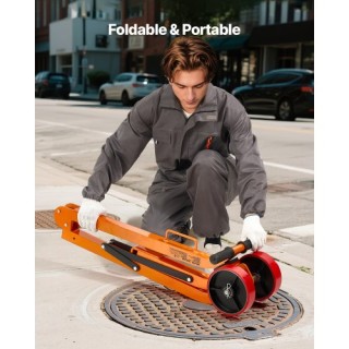 VEVOR Μαγνητικό Ανυψωτικό Καπάκι με Καρότσι, 600 kg, Πτυσσόμενο και...