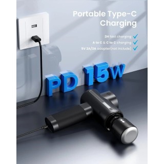 Renpho  Πιστόλι Μασάζ με Λειτουργία Hot & Cold & Αθόρυβο Μοτέρ Brus...