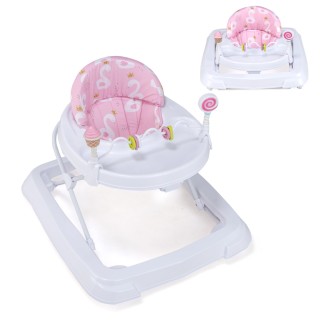 Costway Παιδικός Περιπατητής με Ρυθμιζόμενο Ύψος και Αφαιρούμενα Πα...