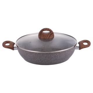 Galileo Τηγάνι 28 εκ. με εσωτερική επικάλυψη αντικολλητικής κεραμικ...