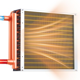 VEVOR Εναλλάκτης Θερμότητας Νερού σε Αέρα 356 x 356 mm, Χαλκοσωλήνε... VEVOR Εναλλάκτης Θερμότητας Νερού σε Αέρα 356 x 356 mm, Χαλκοσωλήνε...