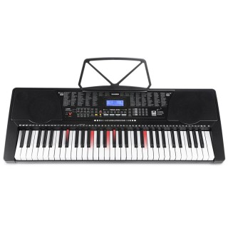 BAKAJI Ηλεκτρονικό Πιάνο Πιανόλα 61 Φωτιζόμενα Πλήκτρα Πιάνο με Aux... BAKAJI Ηλεκτρονικό Πιάνο Πιανόλα 61 Φωτιζόμενα Πλήκτρα Πιάνο με Aux...