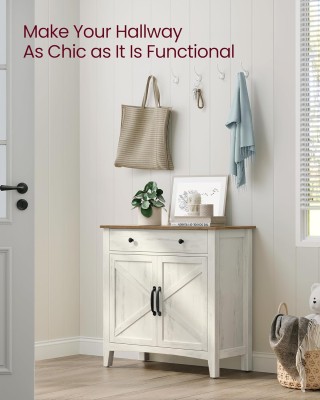 VASAGLE Ντουλάπι Εισόδου με Ρυθμιζόμενο Ράφι και Συρτάρι, 40 x 80 x... VASAGLE Ντουλάπι Εισόδου με Ρυθμιζόμενο Ράφι και Συρτάρι, 40 x 80 x...