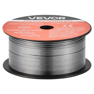 VEVOR Ρολλά Σύρματος Συγκόλλησης Flux Core MIG E71T-11, 0.9mm (2τμχ...