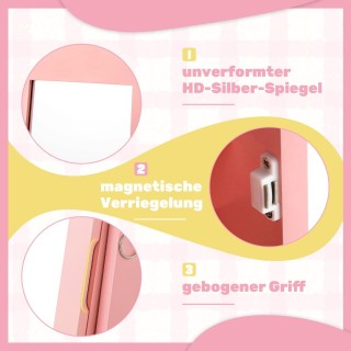 Costway Παιδική Ντουλάπα Κοσμημάτων με Ολόσωμο Καθρέφτη και Αποθηκε... Costway Παιδική Ντουλάπα Κοσμημάτων με Ολόσωμο Καθρέφτη και Αποθηκε...