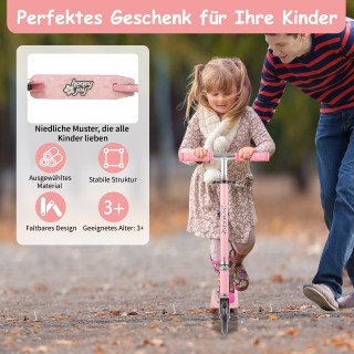 Costway  Πτυσσόμενο Παιδικό Πατίνι με LED Ρόδες και Ρυθμιζόμενο Τιμ...