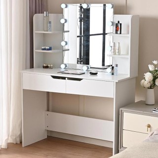 Shally Dogan Τουαλέτα Trucco Beatrice με Καθρέφτη 10 Φώτα Led Ψυχρ... Shally Dogan Τουαλέτα Trucco Beatrice με Καθρέφτη 10 Φώτα Led Ψυχρ...