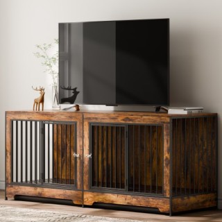 VEVOR Έπιπλο Κλουβί Σκύλου 75 ιντσών Εσωτερικό Ξύλινο Σπίτι για Σκύ... VEVOR Έπιπλο Κλουβί Σκύλου 75 ιντσών Εσωτερικό Ξύλινο Σπίτι για Σκύ...