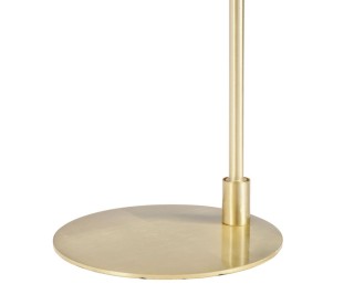 Ostaria Λάμπα μεταλλική και γυάλινη Lola χρυσή E14 40w 150cm -33045