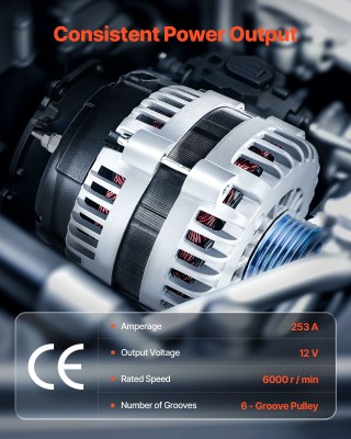 VEVOR Αλternator Αυτοκινήτου για Chevy Silverado 1500 (1999-2004) κ... VEVOR Αλternator Αυτοκινήτου για Chevy Silverado 1500 (1999-2004) κ...