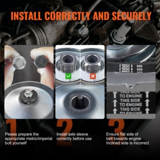 VEVOR Συμπλέκτης 2000 RPM για Κινητήρα 2-8 HP με Λαστιχένιο Ιμάντα... VEVOR Συμπλέκτης 2000 RPM για Κινητήρα 2-8 HP με Λαστιχένιο Ιμάντα...