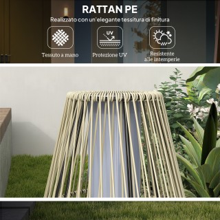 Outsunny Λάμπα Κήπου LED, Ø26x72 εκ., Γκρι B30-065V00GY Outsunny Λάμπα Κήπου LED, Ø26x72 εκ., Γκρι B30-065V00GY