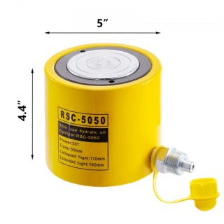 VEVOR Υδραυλικός Γρύλος 50 Τόνων, 50mm Διαδρομή  QJD50T50MMSXYY001V0