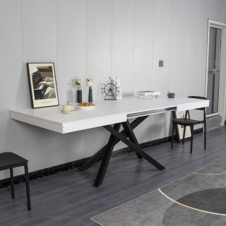 Shally Dogan Επεκτεινόμενο Τραπέζι Κουζίνας Λευκό 90 x 140 έως 220... Shally Dogan Επεκτεινόμενο Τραπέζι Κουζίνας Λευκό 90 x 140 έως 220...