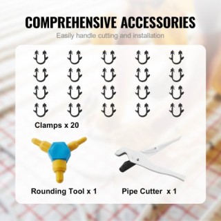 VEVOR Σωλήνας PEX-AL-PEX 656ft 5/8 για Ενδοδαπέδια Θέρμανση  LSGBSD...