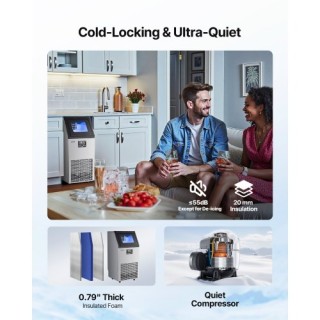 VEVOR Μηχανή Παραγωγής Πάγου από Ανοξείδωτο Ατσάλι για Μπαρ & Εστια... VEVOR Μηχανή Παραγωγής Πάγου από Ανοξείδωτο Ατσάλι για Μπαρ & Εστια...