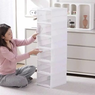 Πτυσσόμενη Ντουλάπα Παπουτσιών 105 x 34,5 x 25,5cm Λευκό BN1117  GEM