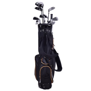 Costway Στυλάτη Μαύρη Τσάντα Γκολφ 9 ιντσών με Λουράκι Μεταφοράς SP... Costway Στυλάτη Μαύρη Τσάντα Γκολφ 9 ιντσών με Λουράκι Μεταφοράς SP...