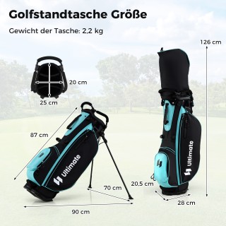 Costway Σετ Γκολφ 15 Τεμαχίων για Δεξιόχειρες με Τσάντα και Κάλυμμα... Costway Σετ Γκολφ 15 Τεμαχίων για Δεξιόχειρες με Τσάντα και Κάλυμμα...