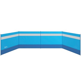 Outsunny Πτυσσόμενο παραβάν παραλίας από πολυεστέρα με ατσάλινες ρά... Outsunny Πτυσσόμενο παραβάν παραλίας από πολυεστέρα με ατσάλινες ρά...