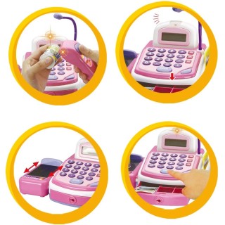 BAKAJI Ταμειακή Μηχανή Παιχνίδι για Παιδιά με Σαρωτή, Μικρόφωνο κα... BAKAJI Ταμειακή Μηχανή Παιχνίδι για Παιδιά με Σαρωτή, Μικρόφωνο κα...