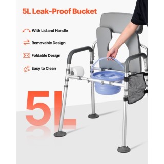 VEVOR Καρέκλα Κομοδίνου 4-σε-1 Με Λειτουργία Ανύψωσης έως 500 lbs, ... VEVOR Καρέκλα Κομοδίνου 4-σε-1 Με Λειτουργία Ανύψωσης έως 500 lbs, ...