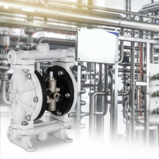 Αεροκίνητη Αντλία Διπλού Διαφράγματος VEVOR, 1/2, Πολυπροπυλένιο, 2... Αεροκίνητη Αντλία Διπλού Διαφράγματος VEVOR, 1/2, Πολυπροπυλένιο, 2...