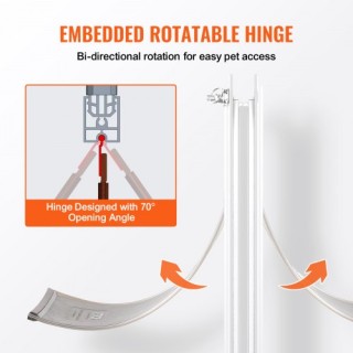 VEVOR Πόρτα Κατοικιδίων με Κλείδωμα & Μαγνητικό Σύστημα Αλουμινίου... VEVOR Πόρτα Κατοικιδίων με Κλείδωμα & Μαγνητικό Σύστημα Αλουμινίου...