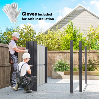 Outsunny Κήπος Αποθήκη με Ακρυλικό Φεγγίτη και Οπές Αποστράγγισης, ... Outsunny Κήπος Αποθήκη με Ακρυλικό Φεγγίτη και Οπές Αποστράγγισης, ...