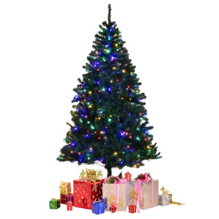 Costway Τεχνητό Χριστουγεννιάτικο Δέντρο με LED Φωτάκια 180 εκ. Πρά... Costway Τεχνητό Χριστουγεννιάτικο Δέντρο με LED Φωτάκια 180 εκ. Πρά...