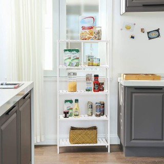 SONGMICS Ράφι Αποθήκευσης Μπάνιου 5 Επιπέδων 60 x 26 x 130 cm από Μ... SONGMICS Ράφι Αποθήκευσης Μπάνιου 5 Επιπέδων 60 x 26 x 130 cm από Μ...