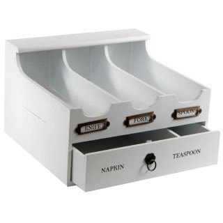 BAKAJI Θήκη Κουζίνας με 3 Διαμερίσματα με Συρτάρι για Χαρτοπετσέτε... BAKAJI Θήκη Κουζίνας με 3 Διαμερίσματα με Συρτάρι για Χαρτοπετσέτε...