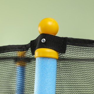 HOMCOM  Τραμπολίνο για Παιδιά με Ελαστικό Χαλί, Δίχτυ Ασφαλείας και...