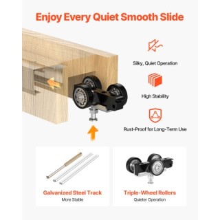 VEVOR Σετ Κιτ Κατασκευής Πόρτας Τσέπης για Πλάτος Πόρτας 610-813mm ...