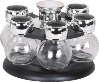 Σετ Δοχεία Μπαχαρικών με Περιστρεφόμενη Βάση 6τμχ 18x18x12,5 cm Urb... Σετ Δοχεία Μπαχαρικών με Περιστρεφόμενη Βάση 6τμχ 18x18x12,5 cm Urb...