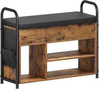 VASAGLE Πάγκος Παπουτσιών με Αποθηκευτικό Χώρο και Πλαϊνές Τσέπες 8... VASAGLE Πάγκος Παπουτσιών με Αποθηκευτικό Χώρο και Πλαϊνές Τσέπες 8...