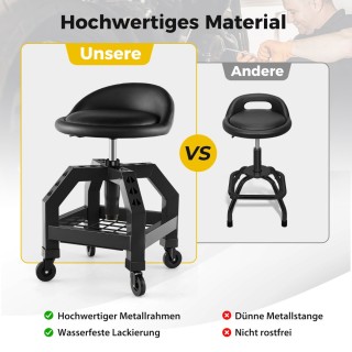 Costway Άνετο και Ρυθμιζόμενο Σκαμπό Μηχανικού με Αποθηκευτικό Χώρο... Costway Άνετο και Ρυθμιζόμενο Σκαμπό Μηχανικού με Αποθηκευτικό Χώρο...