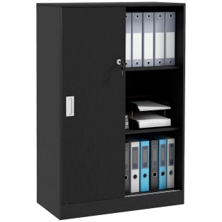 HOMCOM Γραφειακή ντουλάπα με 3 ράφια, 2 κλειδιά ασφαλείας και συρόμ... HOMCOM Γραφειακή ντουλάπα με 3 ράφια, 2 κλειδιά ασφαλείας και συρόμ...