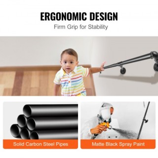 VEVOR Χειρολισθήρας Σκάλας 5FT, 440LBS, Βιομηχανικός Χειρολισθήρας ... VEVOR Χειρολισθήρας Σκάλας 5FT, 440LBS, Βιομηχανικός Χειρολισθήρας ...