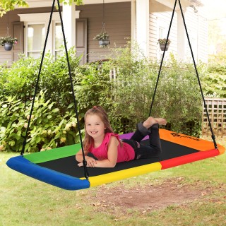 Costway  Παιδική Κούνια Δέντρου με Ρυθμιζόμενο Ύψος και Ανθεκτικό Μ...