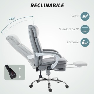 HOMCOM Καρέκλα Γραφείου με Μασάζ και Θέρμανση με Ανακλινόμενη Πλάτη... HOMCOM Καρέκλα Γραφείου με Μασάζ και Θέρμανση με Ανακλινόμενη Πλάτη...