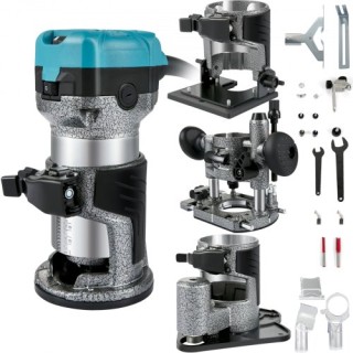 VEVOR Εργαλείο Δρομολογητή Ξύλου 710W με 3 Σφιγκτήρες και Πολλαπλές... VEVOR Εργαλείο Δρομολογητή Ξύλου 710W με 3 Σφιγκτήρες και Πολλαπλές...