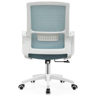 Shally Dogan  Μπλε Καρέκλα Γραφείου με Λευκή Δομή Πολυθρόνα για Γρα...