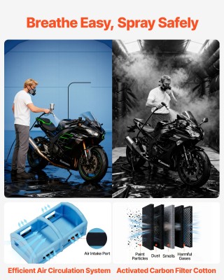 VEVOR Φουσκωτό Θάλαμο Βαφής 10 x 6 x 4 μ με Φίλτρο Αέρα για Αυτοκίν... VEVOR Φουσκωτό Θάλαμο Βαφής 10 x 6 x 4 μ με Φίλτρο Αέρα για Αυτοκίν...